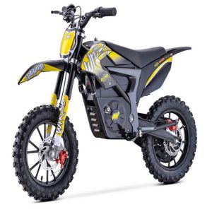 36v STOMP WIRED NEON YELLOW MOTORBIKE