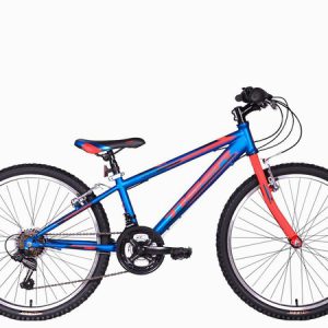 24 inch TIGER WARRIOR CYCLE BLUE/RED