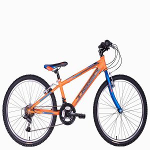 24 inch TIGER WARRIOR CYCLE ORANGE/BLUE